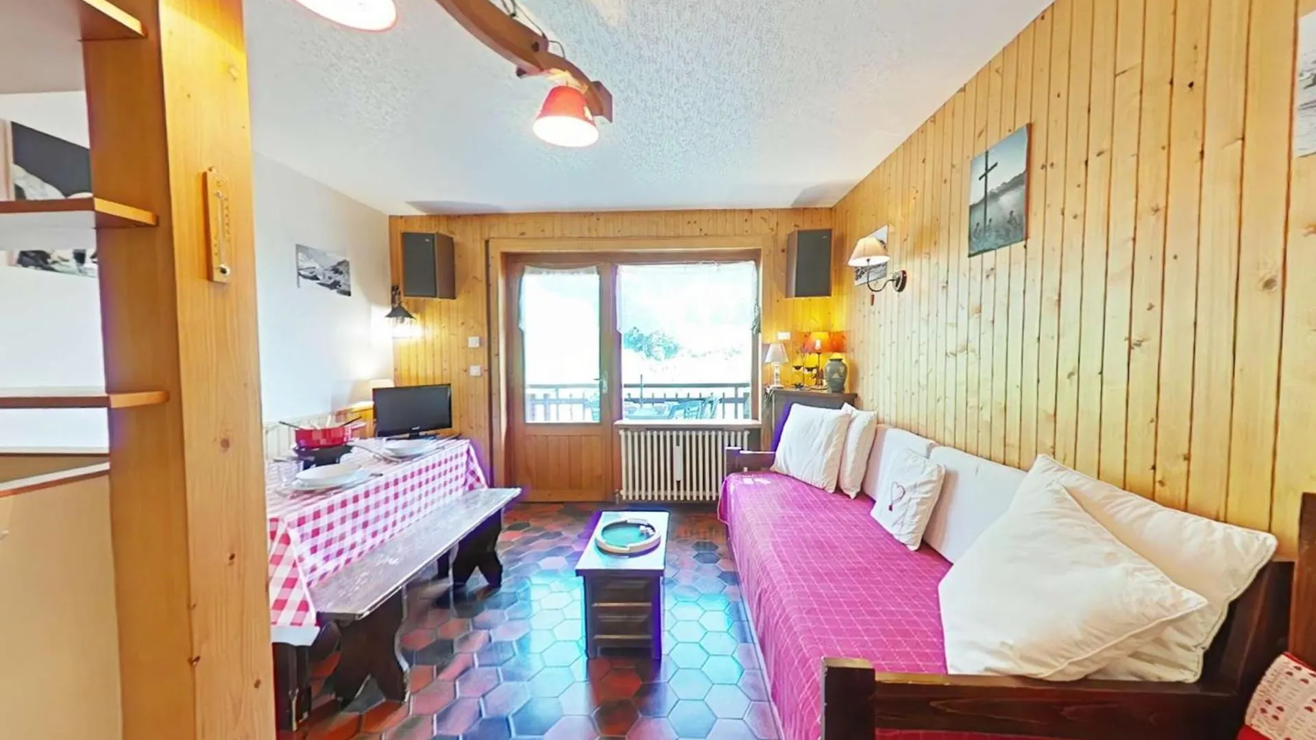 아파트 Charmant 2 Pieces + Mezzanine, Centre Chinaillon, Balcon Sud, Parking Prive - Fr-1-241-190 르그랑보르낭